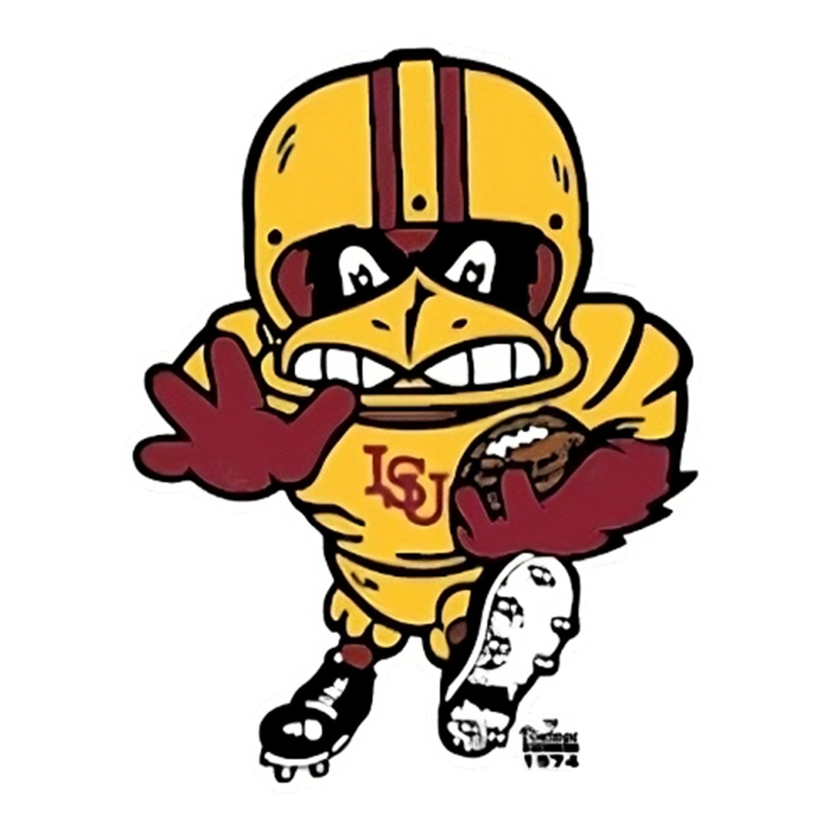Football Cy Auto Magnet (3"x3.5")